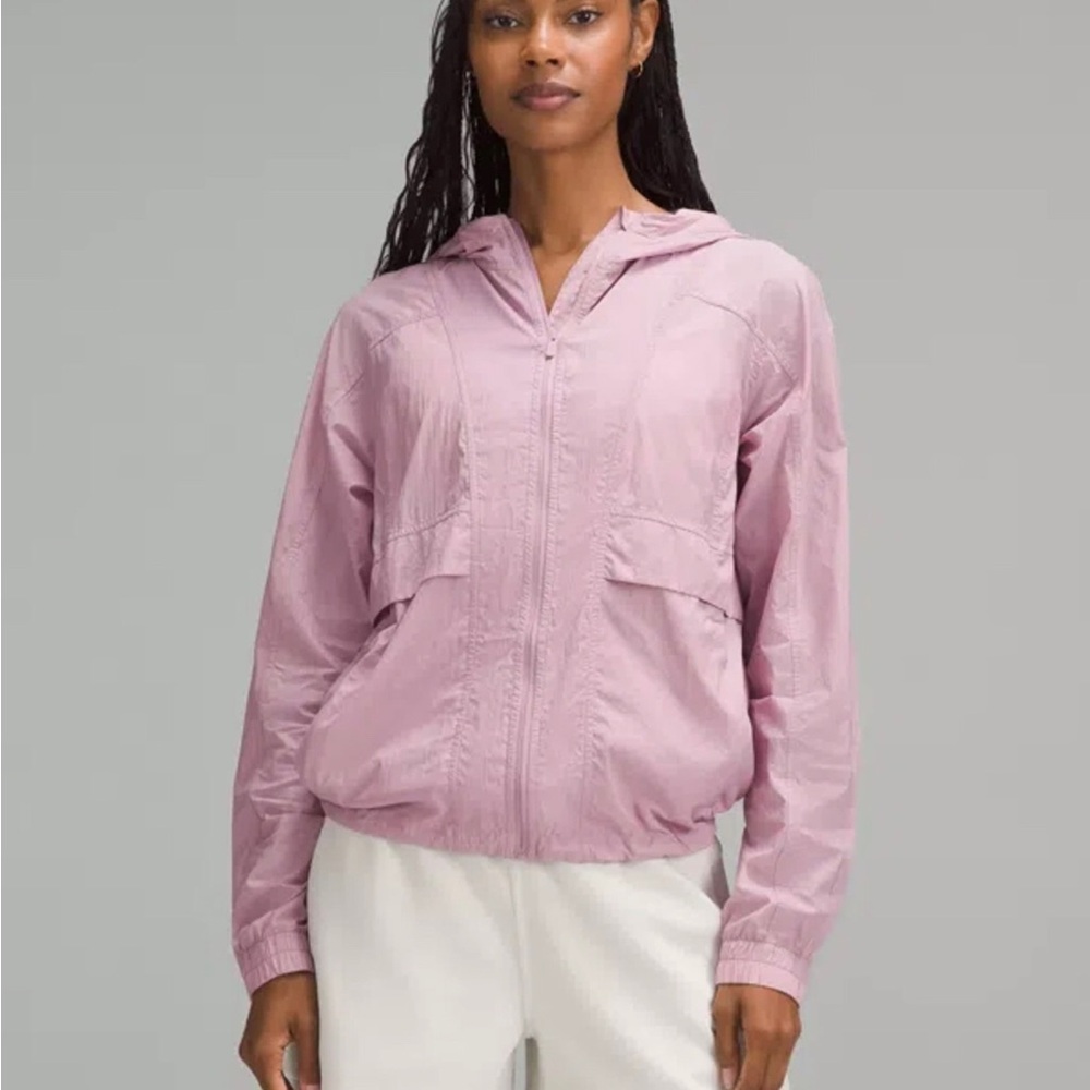 Lululemon Hood Lite Jacket Mauve Pink Size 6